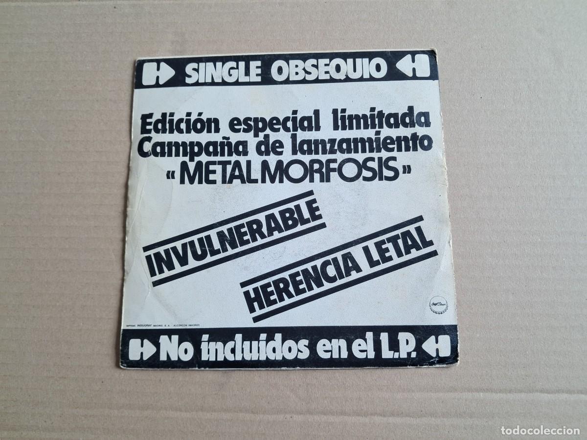 Discos de vinilo: BARON ROJO - INVULNERABLE SINGLE PROMOCIONAL 1983 - Foto 3