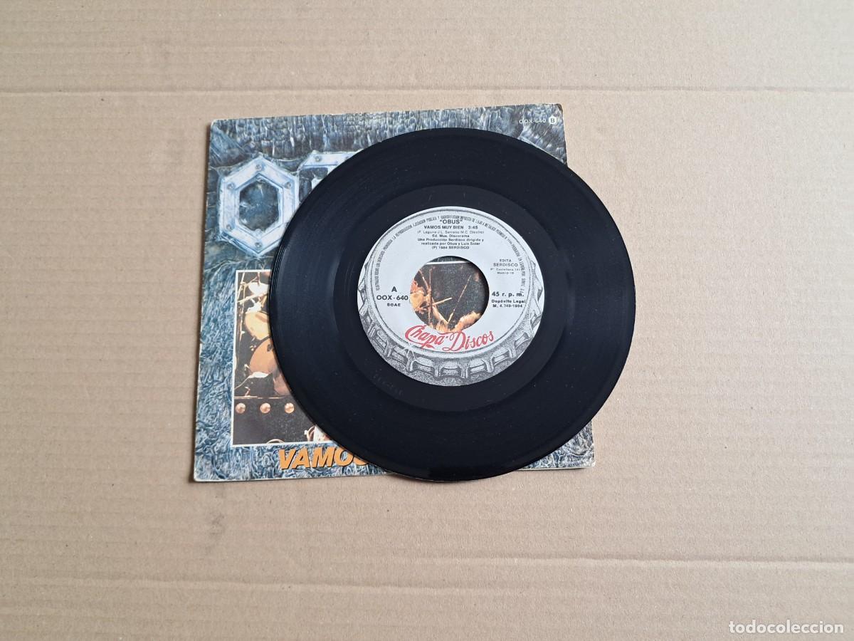 Discos de vinilo: OBUS - VAMOS MUY BIEN SINGLE 1984 - Foto 2