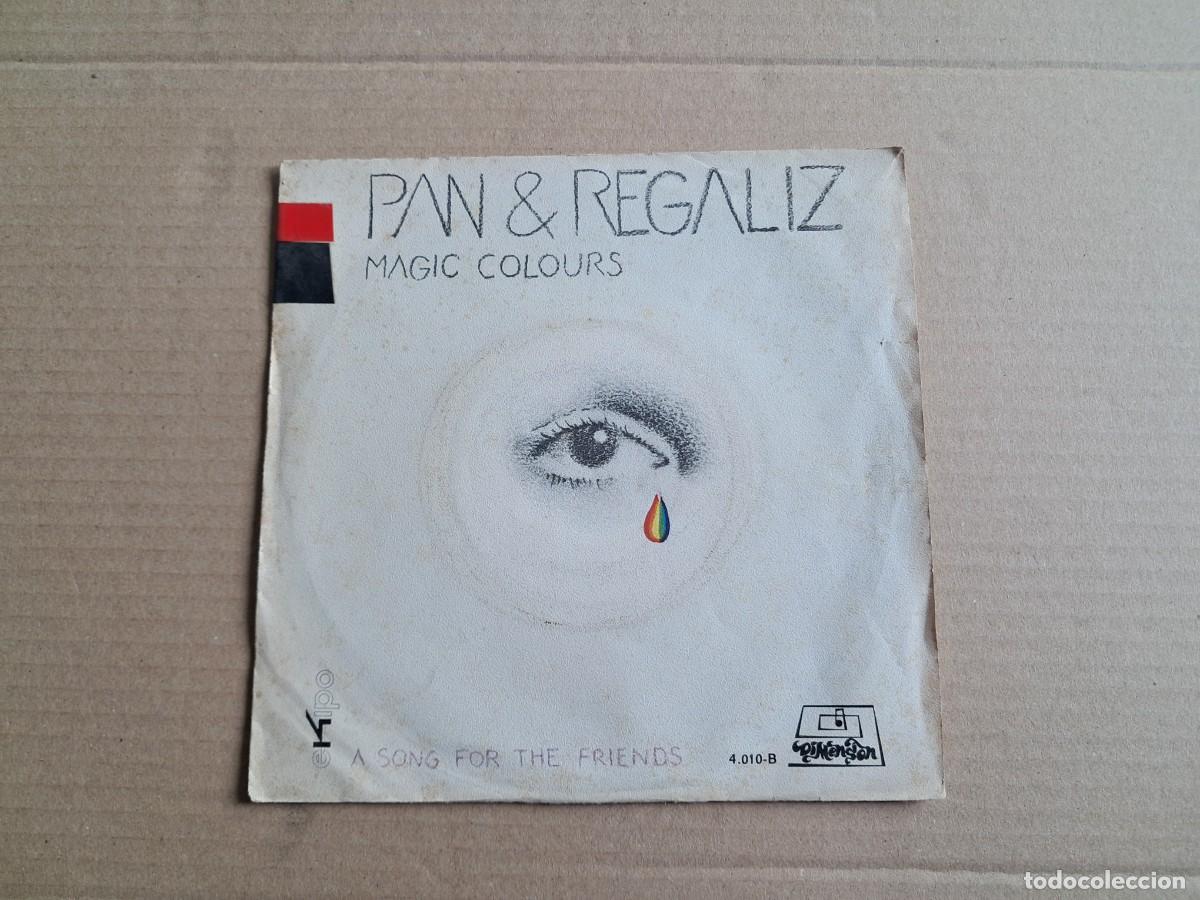 Discos de vinilo: PAN & REGALIZ - MAGIC COLOURS SINGLE PROMOCIONAL 1971