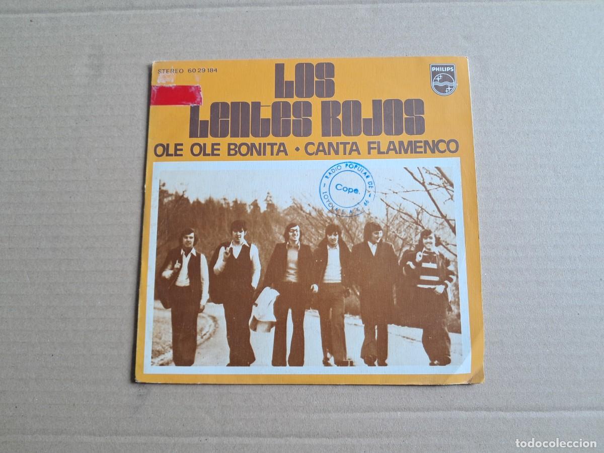 Discos de vinilo: LOS LENTES ROJOS - OLE OLE BONITA SINGLE 1973