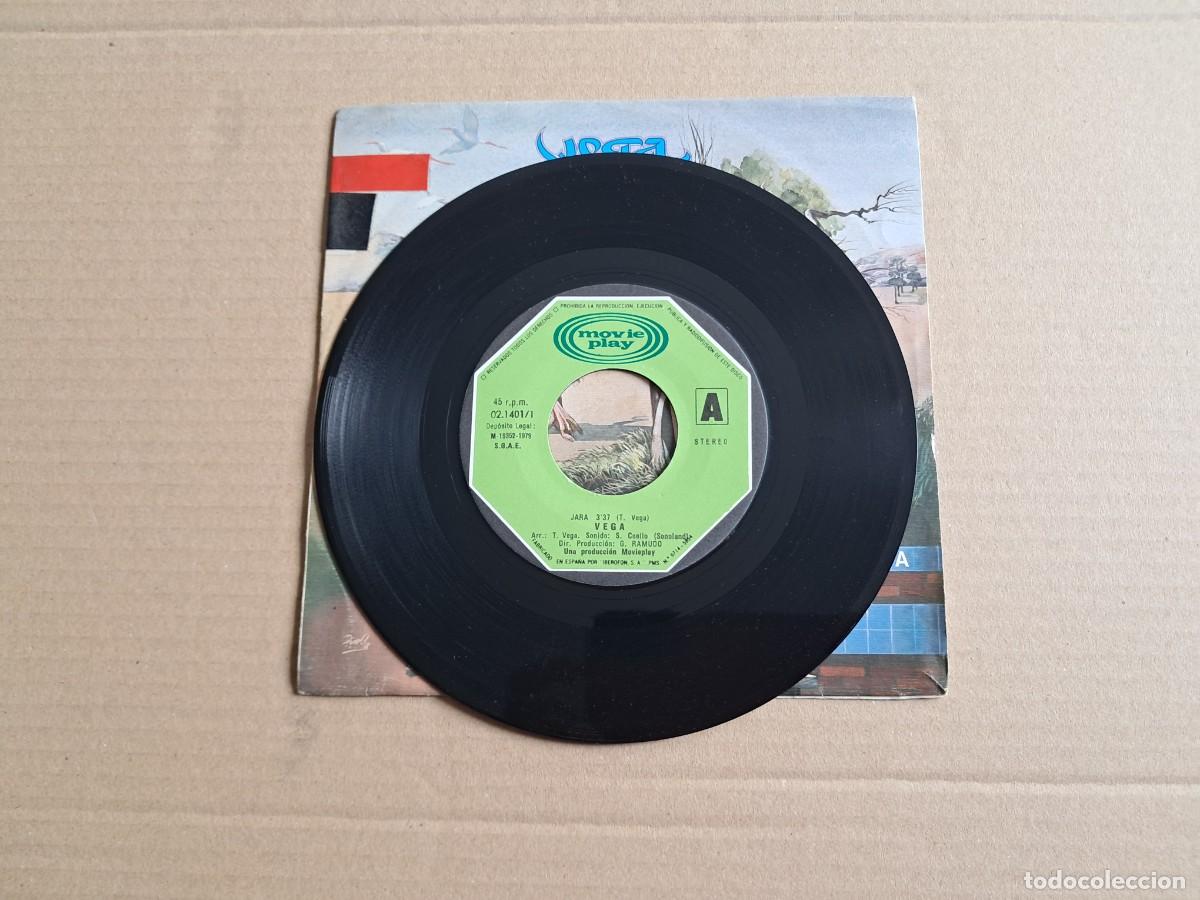 Discos de vinilo: VEGA - JARA SINGLE 1979 - Foto 2