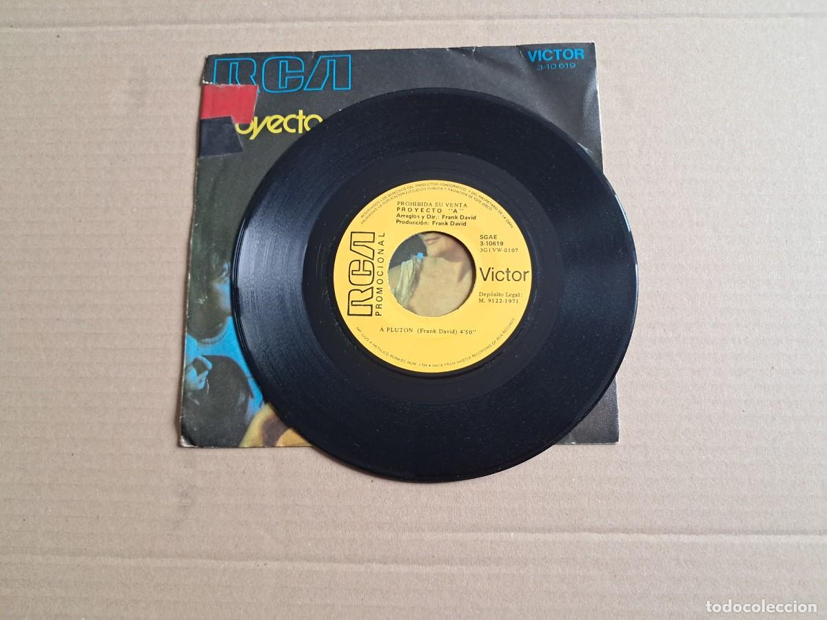 Discos de vinilo: PROYECTO A - PLUTON SINGLE 1971 - Foto 2
