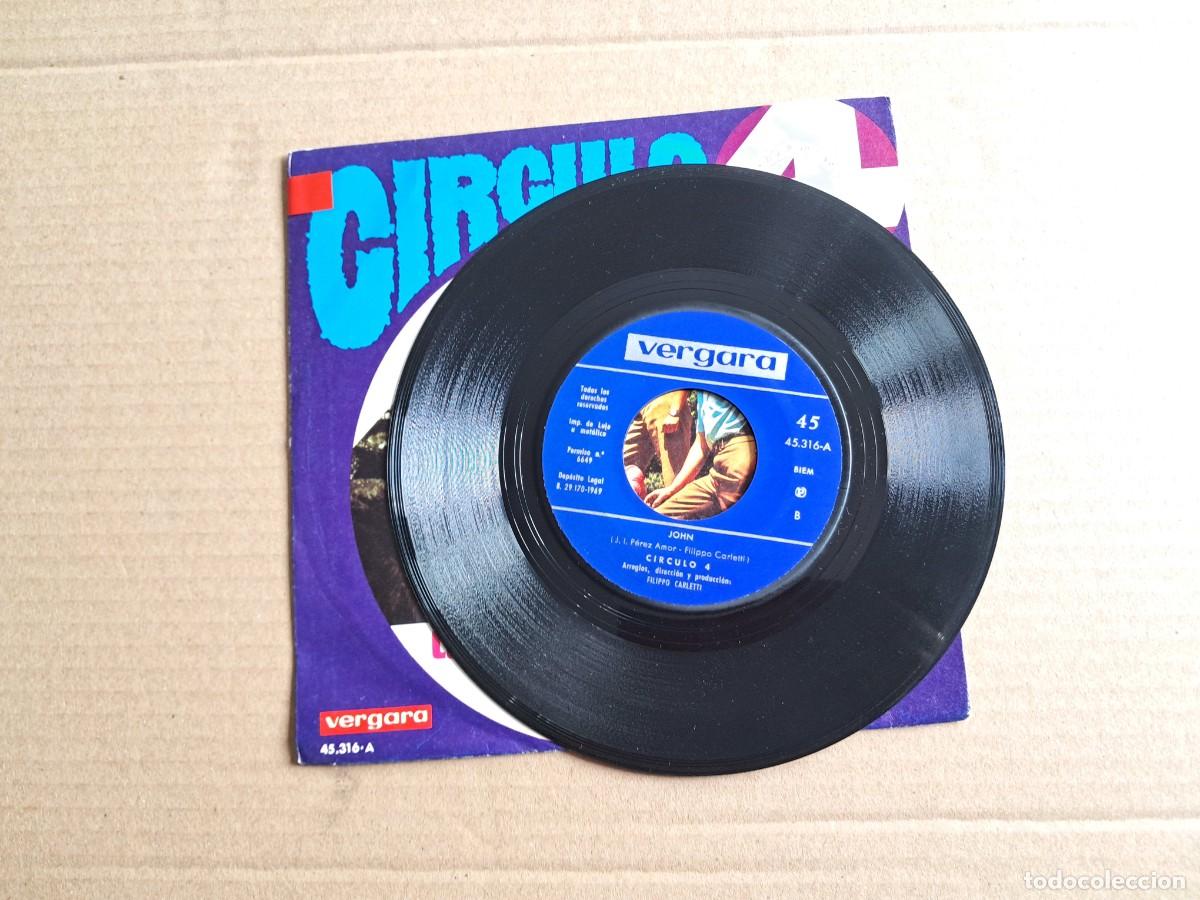 Discos de vinilo: CIRCULO 4 - CAMPESINA SINGLE 1969 - Foto 2