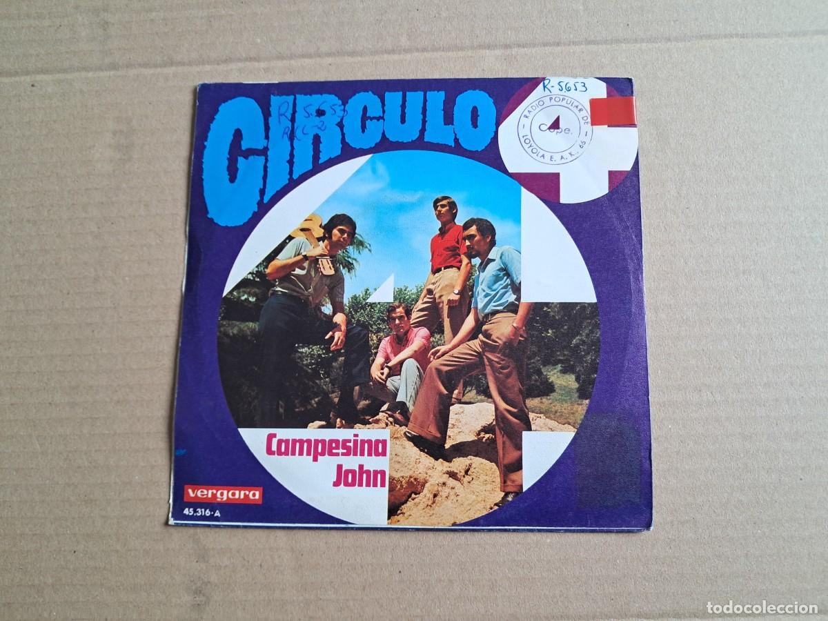 Discos de vinilo: CIRCULO 4 - CAMPESINA SINGLE 1969 - Foto 3