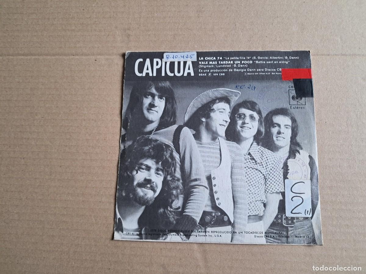 Discos de vinilo: LA CHICA 74 - CAPICUA SINGLE 1974 - Foto 3
