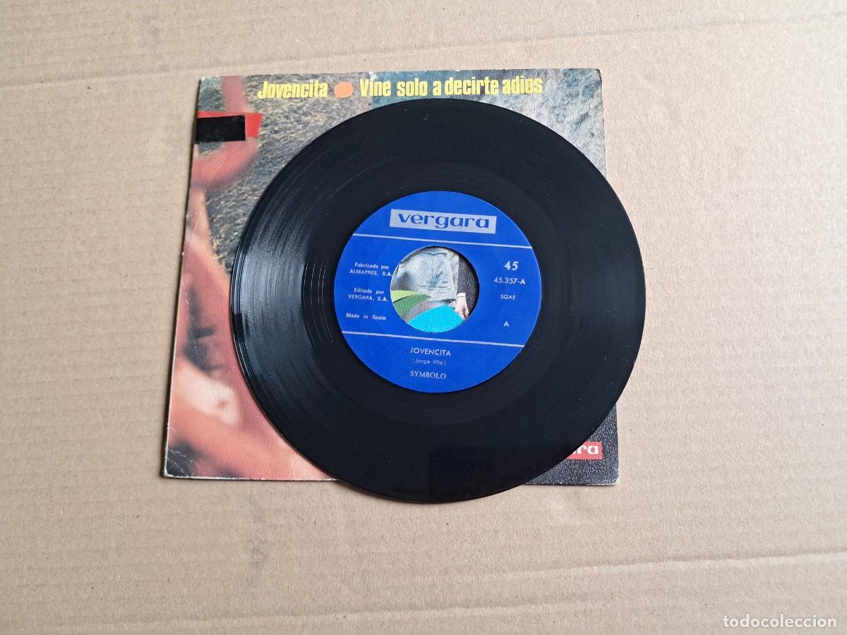 Discos de vinilo: SYMBOLO - JOVENCITA SINGLE 1969 - Foto 2