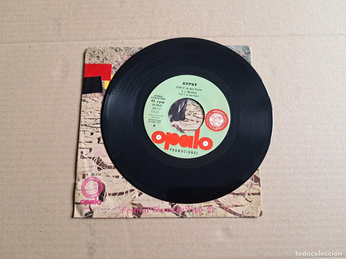 Discos de vinilo: GYPSY - VIVIR SINGLE 1971 - Foto 2