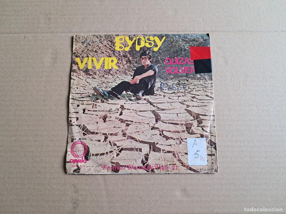 Discos de vinilo: GYPSY - VIVIR SINGLE 1971 - Foto 3
