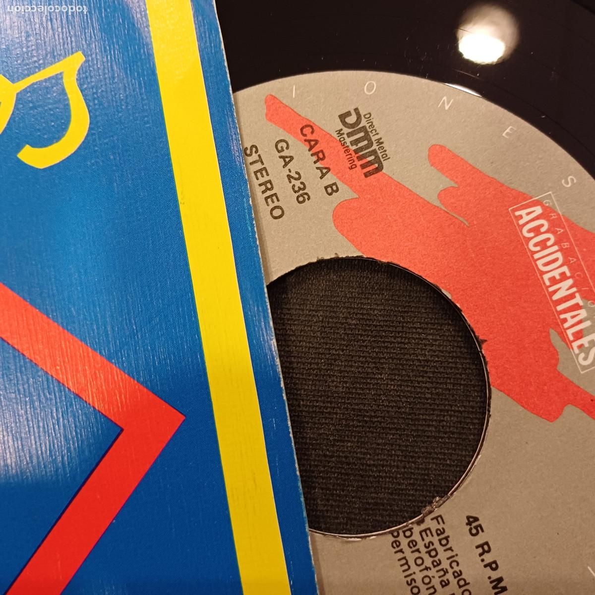 Discos de vinilo: LAS MANOS/LA FURIA/SINGLE. - Foto 2