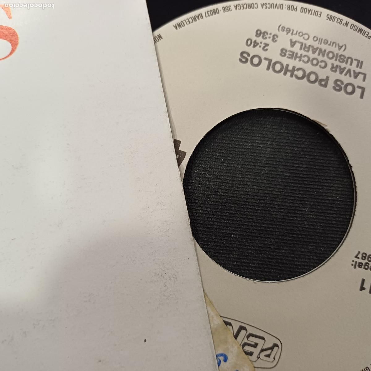 Discos de vinilo: LOS POCHOLOS/LAVAR COCHES/SINGLE. - Foto 2