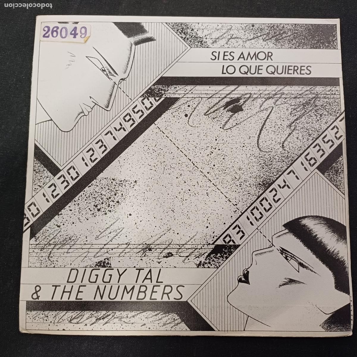Discos de vinilo: DIGGY & THE NUMBERS/IF IT'S LOVE THAT YOU WANT/SINGLE PROMOCIONAL.
