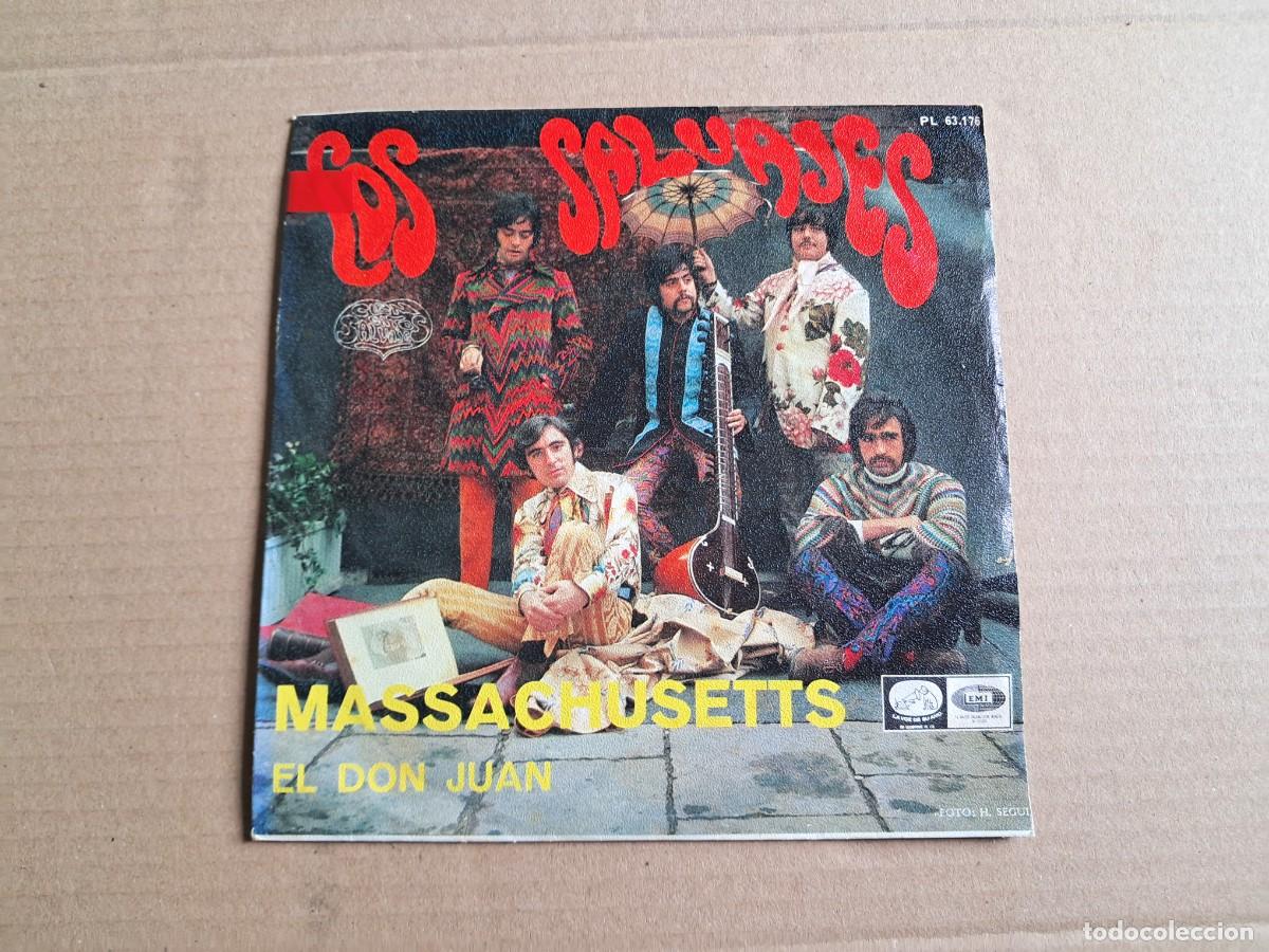 Discos de vinilo: LOS SALVAJES - MASSACHUSETTS SINGLE 1967