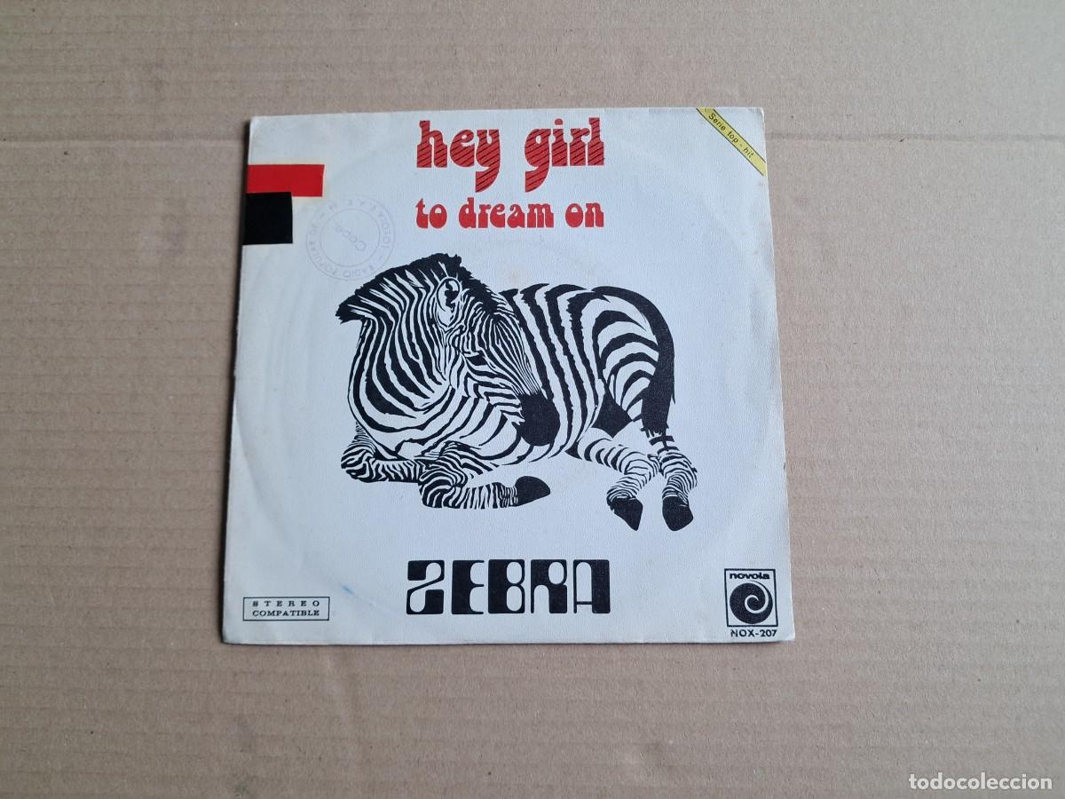 Discos de vinilo: ZEBRA - HEY GIRL SINGLE PROMOCIONAL 1974