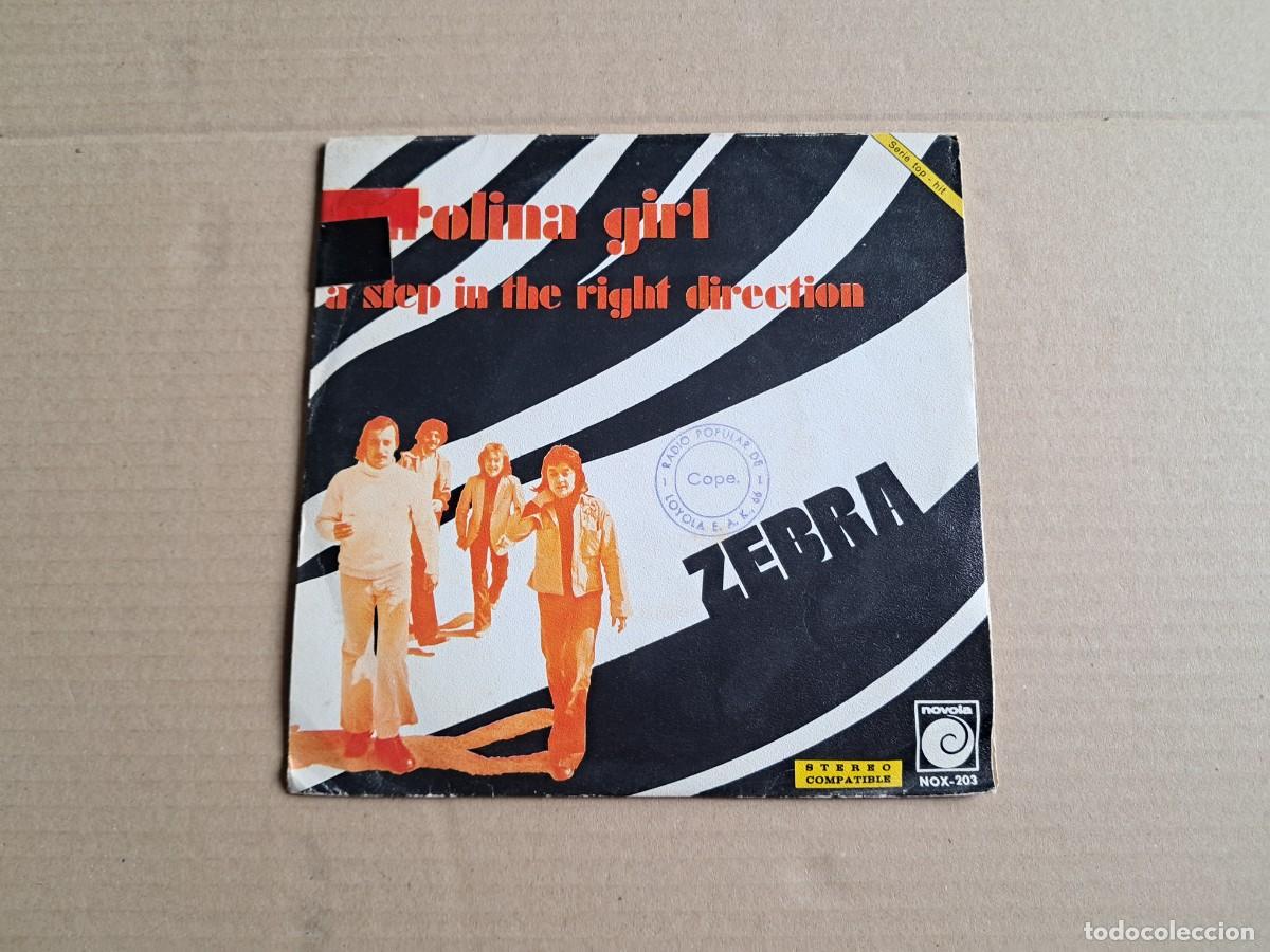 Discos de vinilo: ZEBRA - CAROLINA GIRL SINGLE PRMOCIONAL 1973