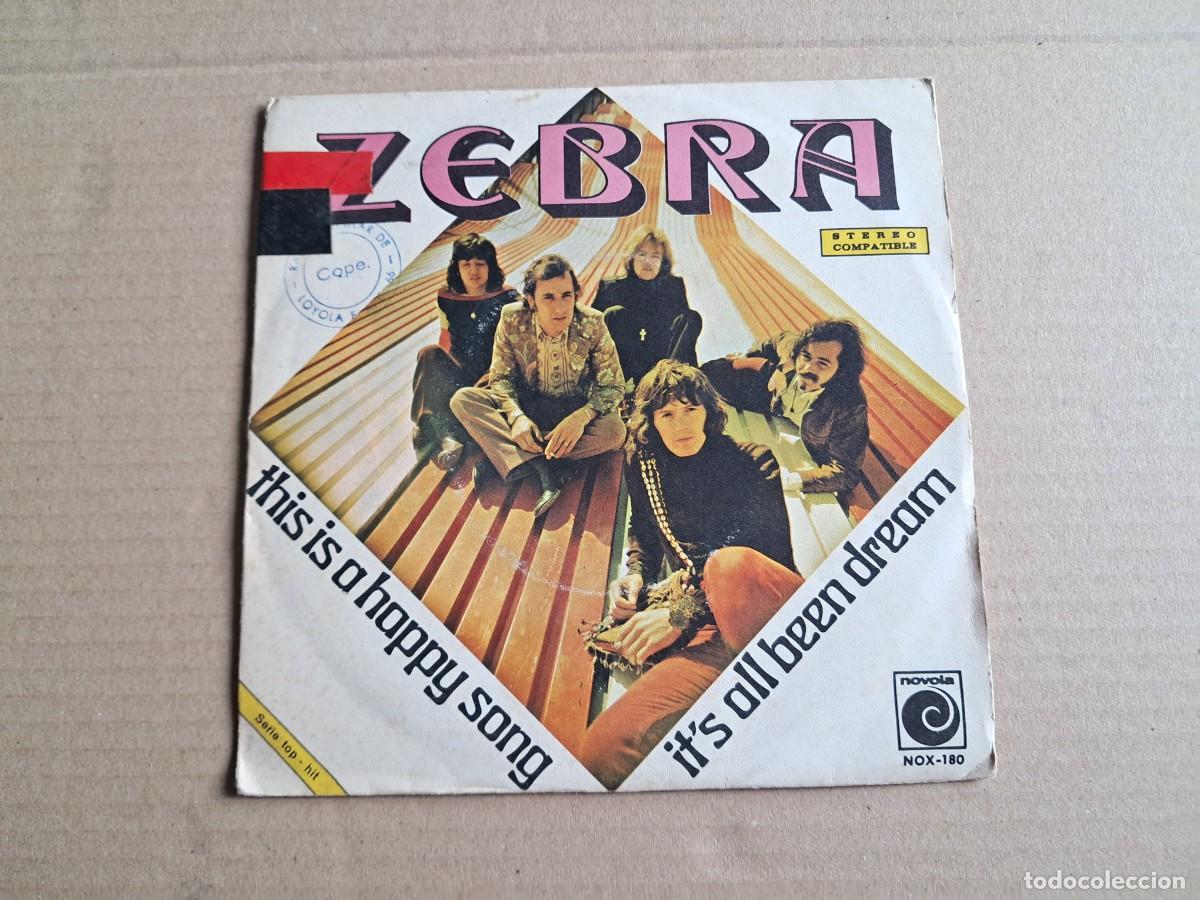 Discos de vinilo: ZEBRA - THIS IS A HAPPY SONG SINGLE PROMOCIONAL 1972