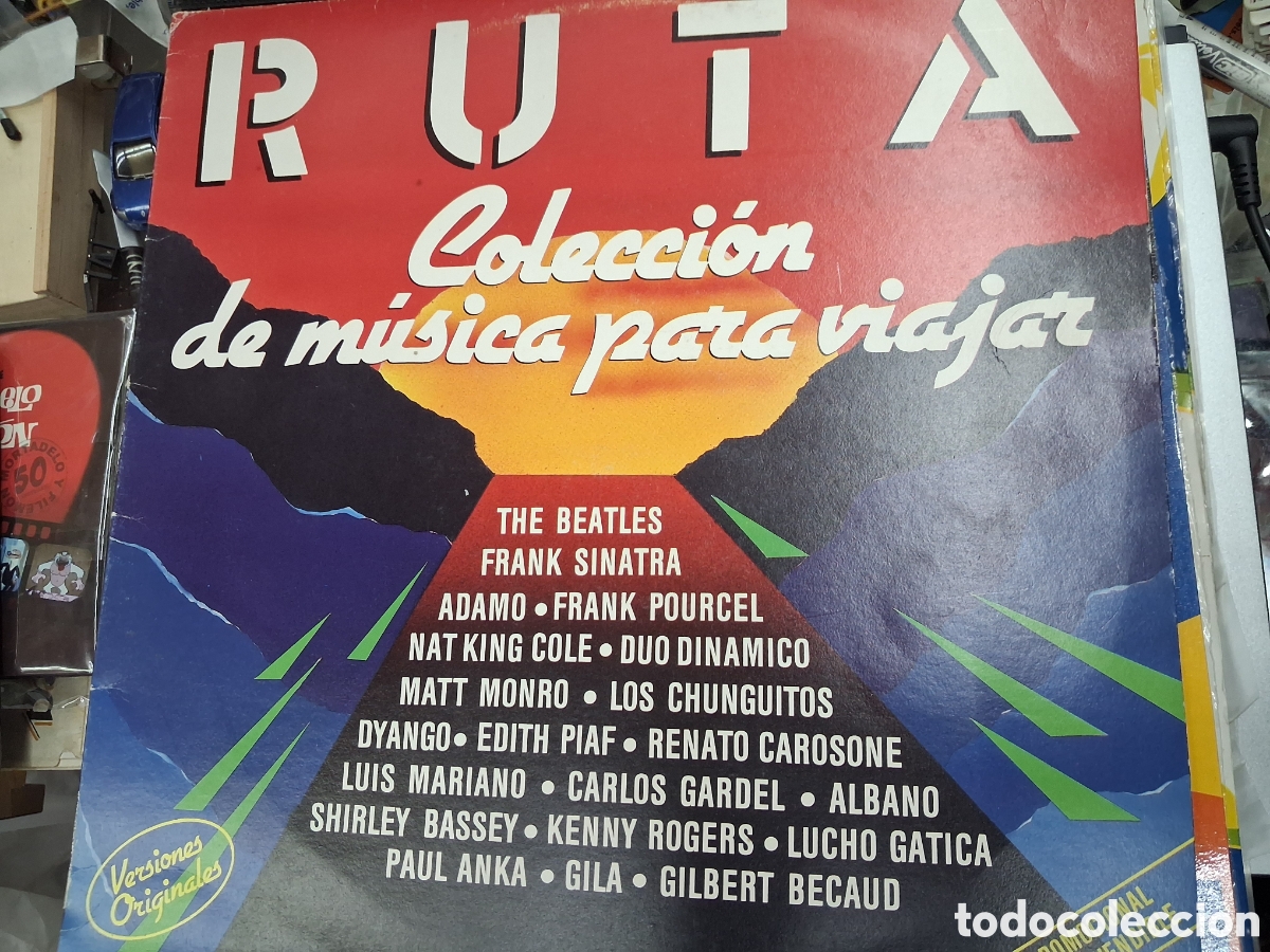 Discos de vinilo: LP DISCO VINILO PROMOCIONAL BEATLES RUTA COLECVION DE MUSICA PARA VIAJAR