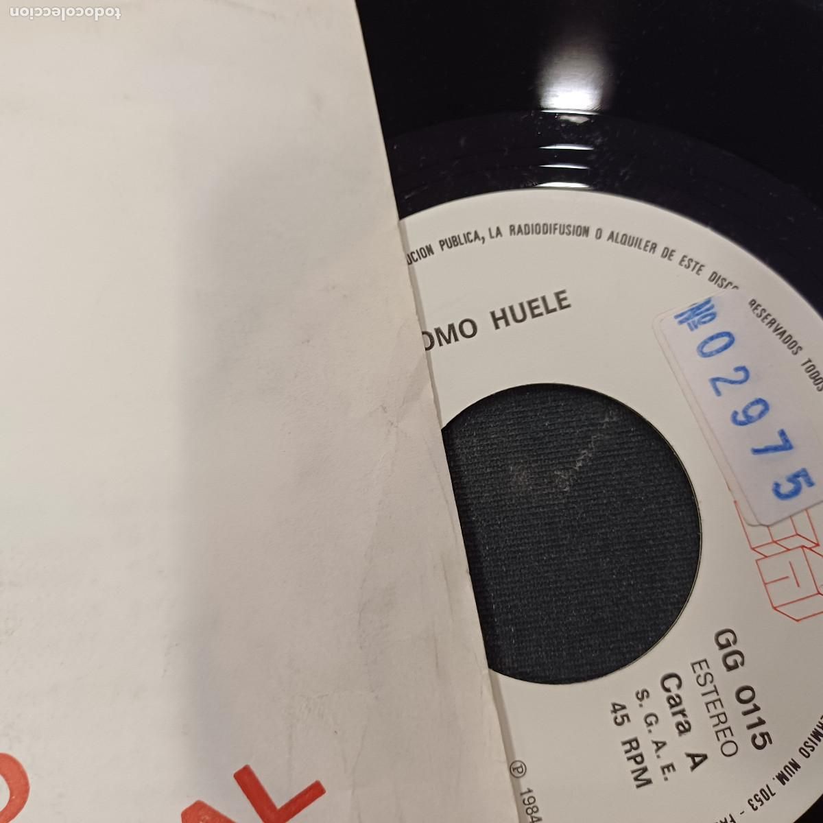Discos de vinilo: COMO HUELE/ME QUIEREN COMER/SINGLE PROMOCIONAL. - Foto 2