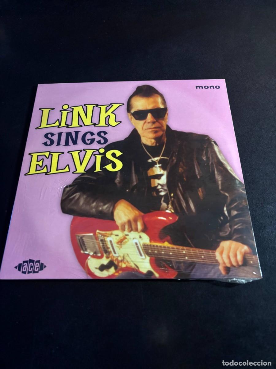 Discos de vinilo: Link Wray Link Sings Elvis Disco de vinilo 10&rdquo; Rockabilly rock and roll presley