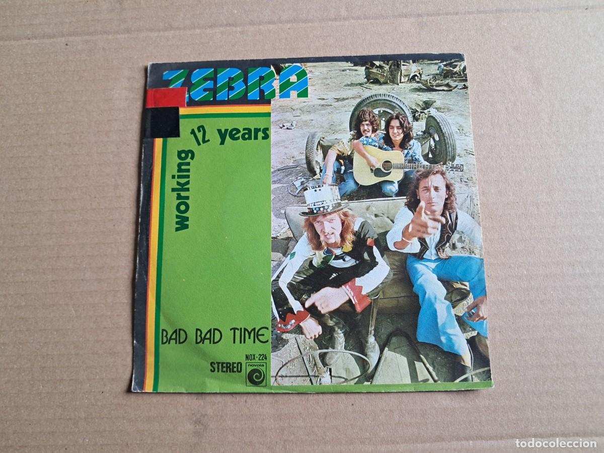 Discos de vinilo: ZEBRA - WORKING 12 YEARS SINGLE PROMOCIONAL 1974