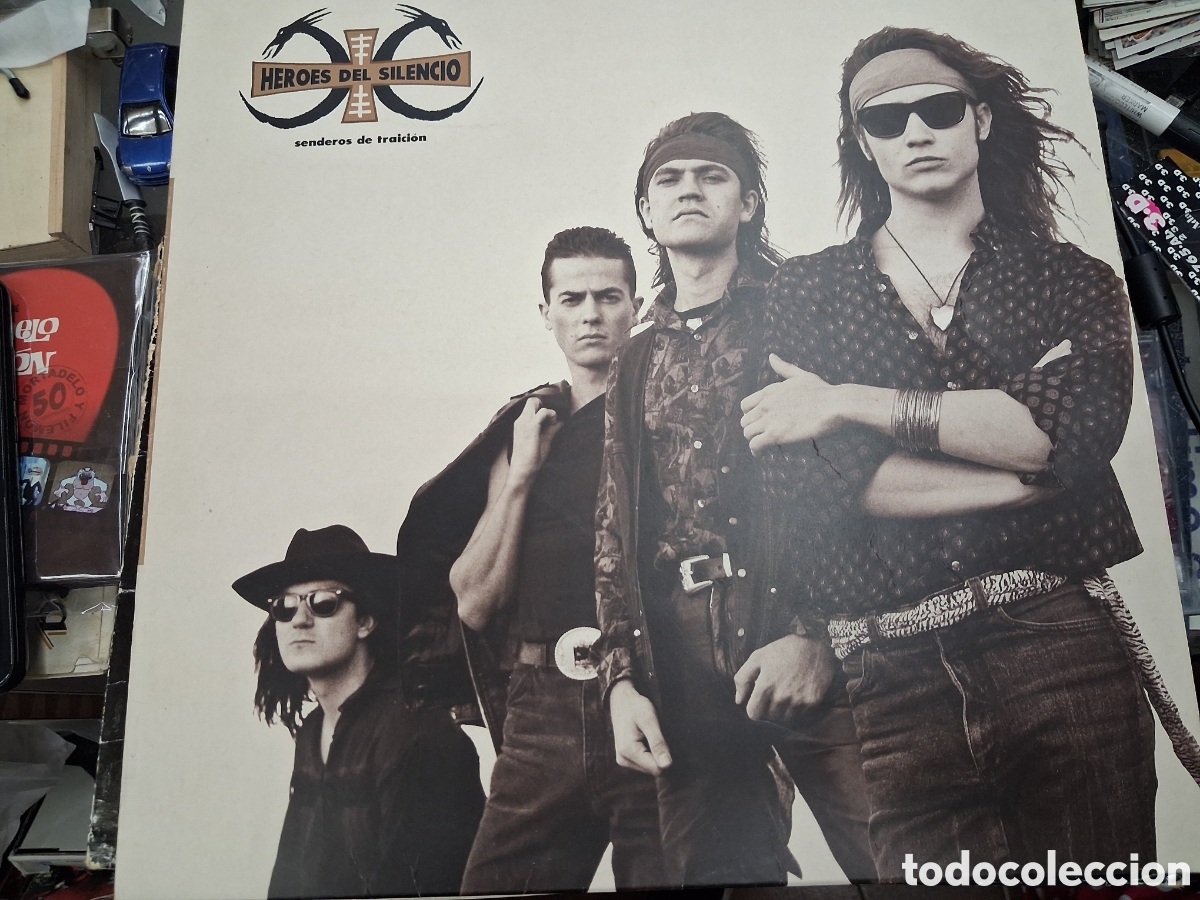 Discos de vinilo: LP DISCO VINILO HEROES DEL SILENCIO SENDEROS DE TRAICION