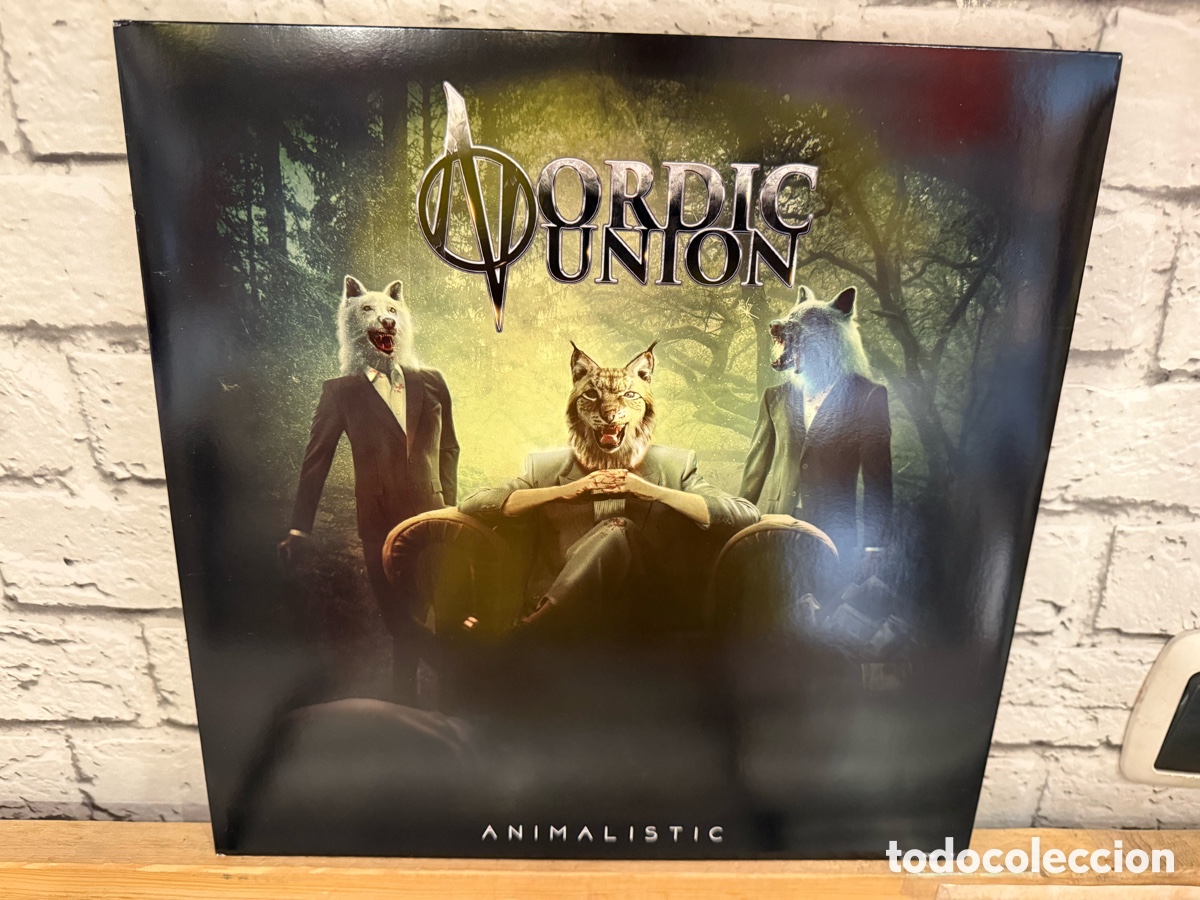 Discos de vinilo: Nordic Union &lrm;&ndash; Animalistic. Lp vinilo verde. Heavy metal