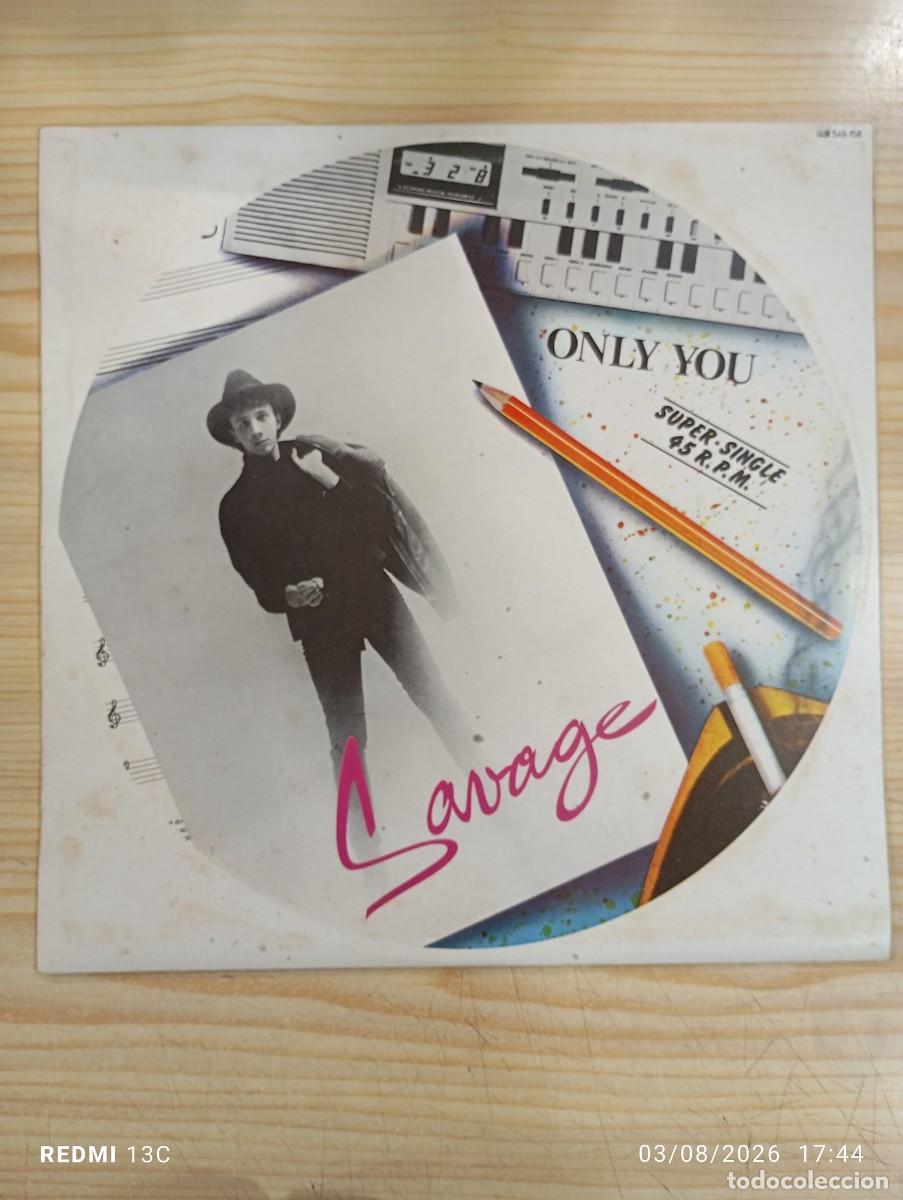 Discos de vinilo: Maxi 12&rdquo; -Savage &lrm;&ndash; Only You - Edicion Espa&ntilde;ola 1986 EXCELENTE VINILO