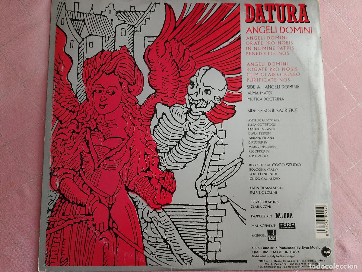 Discos de vinilo: Datura &ndash; Angeli Domini, 1995, techno - Foto 4