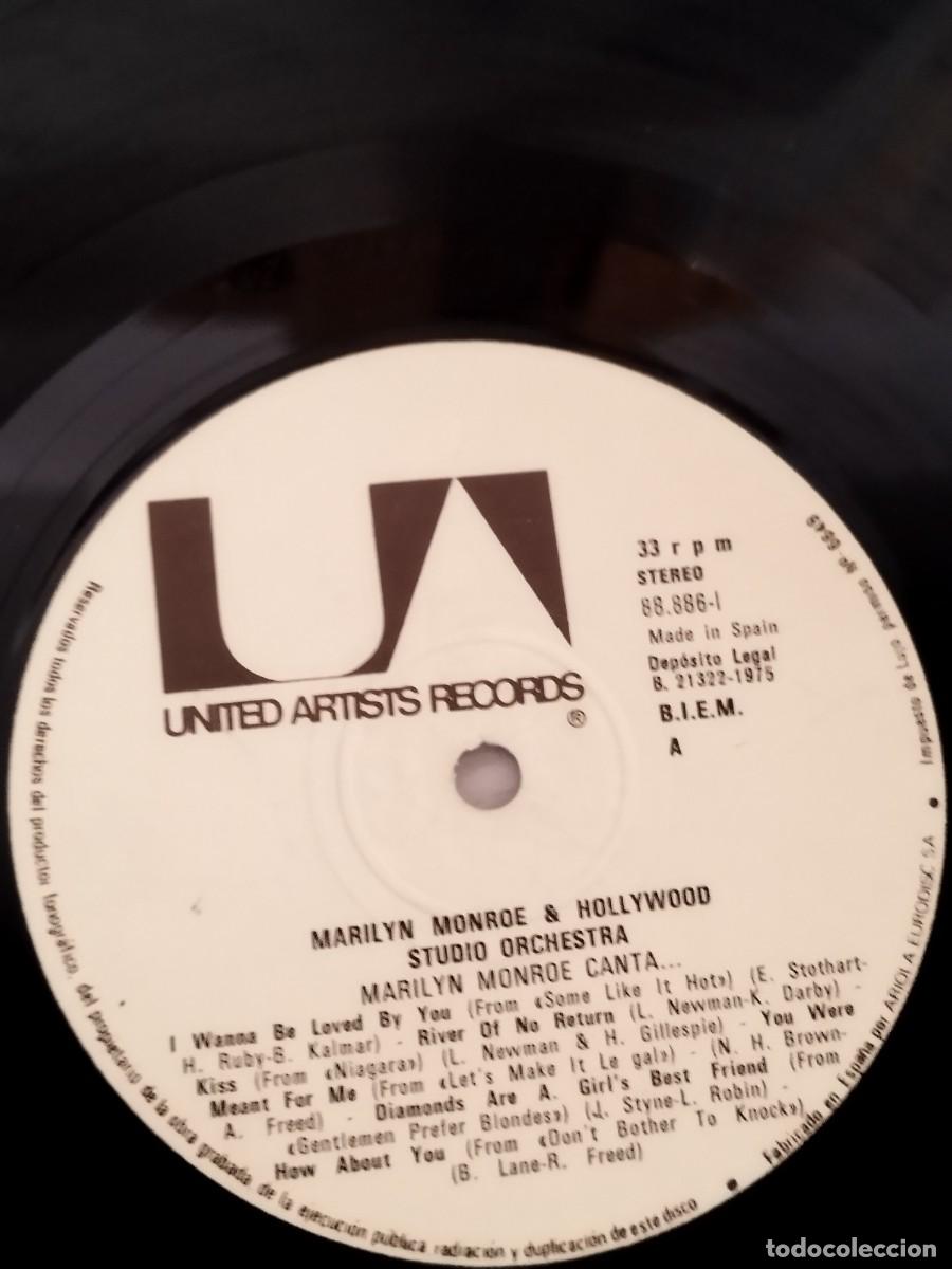 Discos de vinilo: Marilyn Monroe & The Hollywood Studio Orchestra &ndash; Marilyn Monroe. - Foto 2