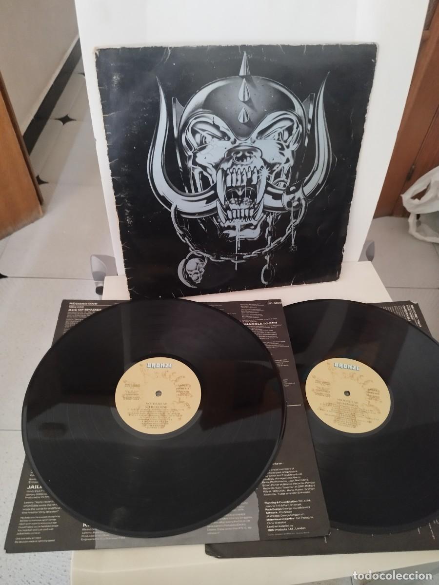 Discos de vinilo: Mot&ouml;rhead &ndash; No Remorse. Doble lp. Funda con desgaste. Ver fotos.