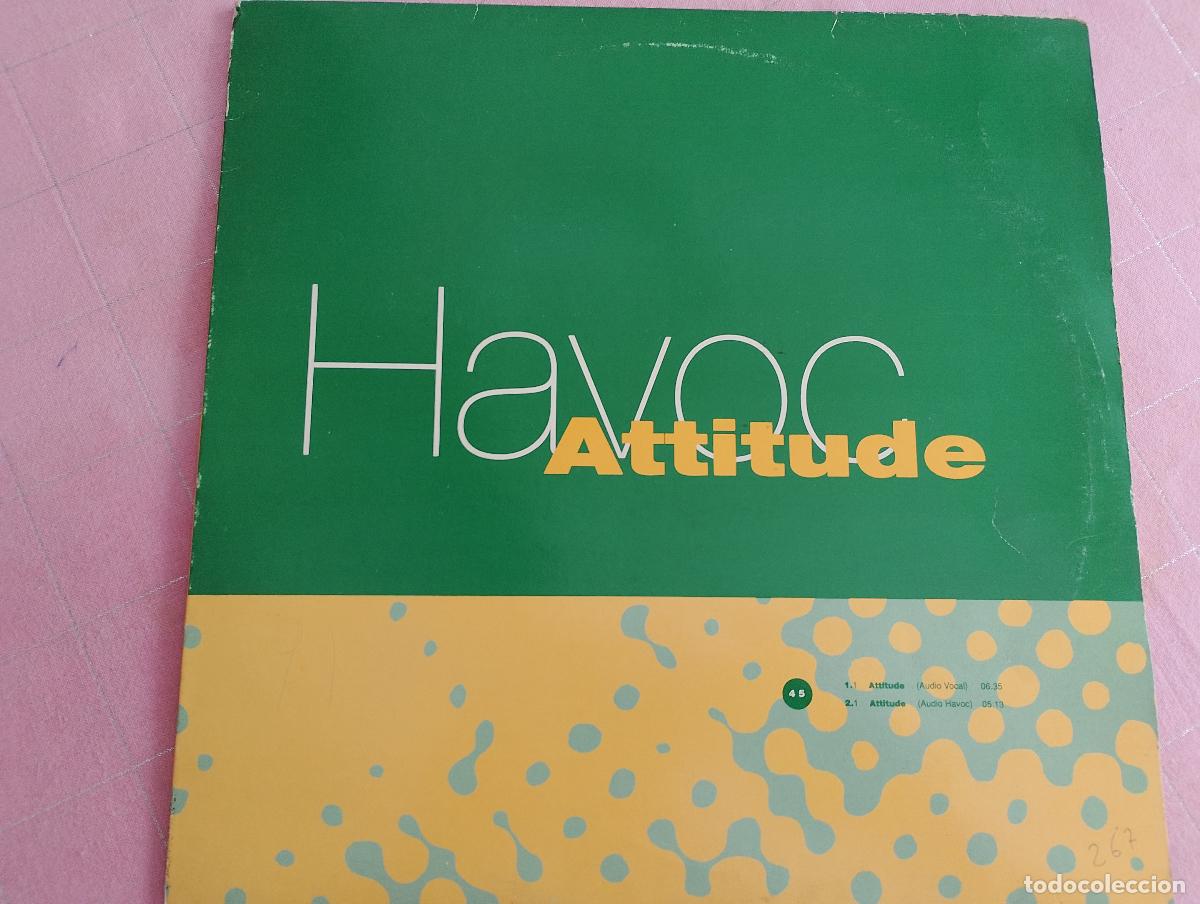 Discos de vinilo: Havoc &ndash; Attitude, techno, ebm,1990