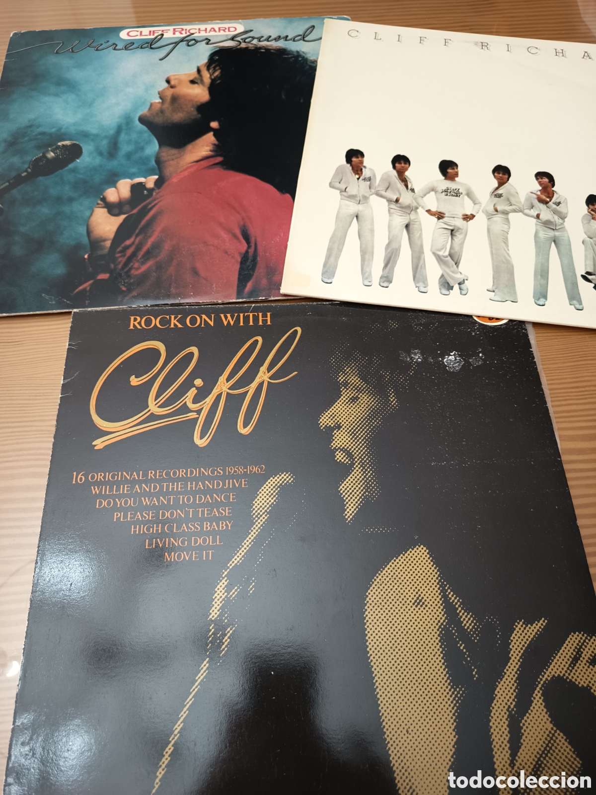 Discos de vinilo: Lote de 3 discos de vinilo de Cliff Richard ,muy buen estado