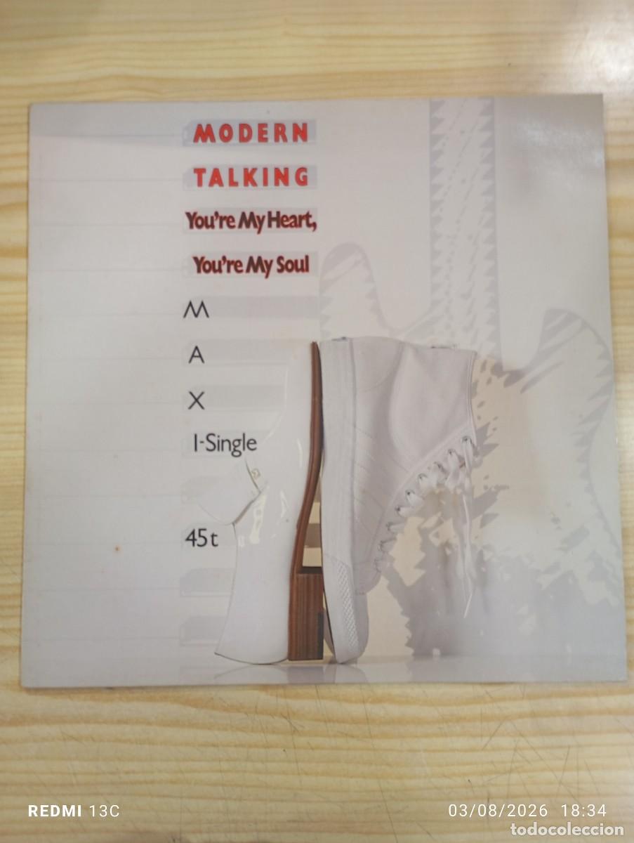 Discos de vinilo: Maxi 12&rdquo; -Modern Talking &lrm;&ndash; You're My Heart, You're My Soul. - Edicion Espa&ntilde;ola 1985 EXCELENTE COPIA
