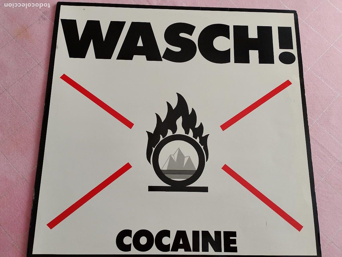 Discos de vinilo: Wasch! &ndash; Cocaine, 1987, ebm - Foto 3