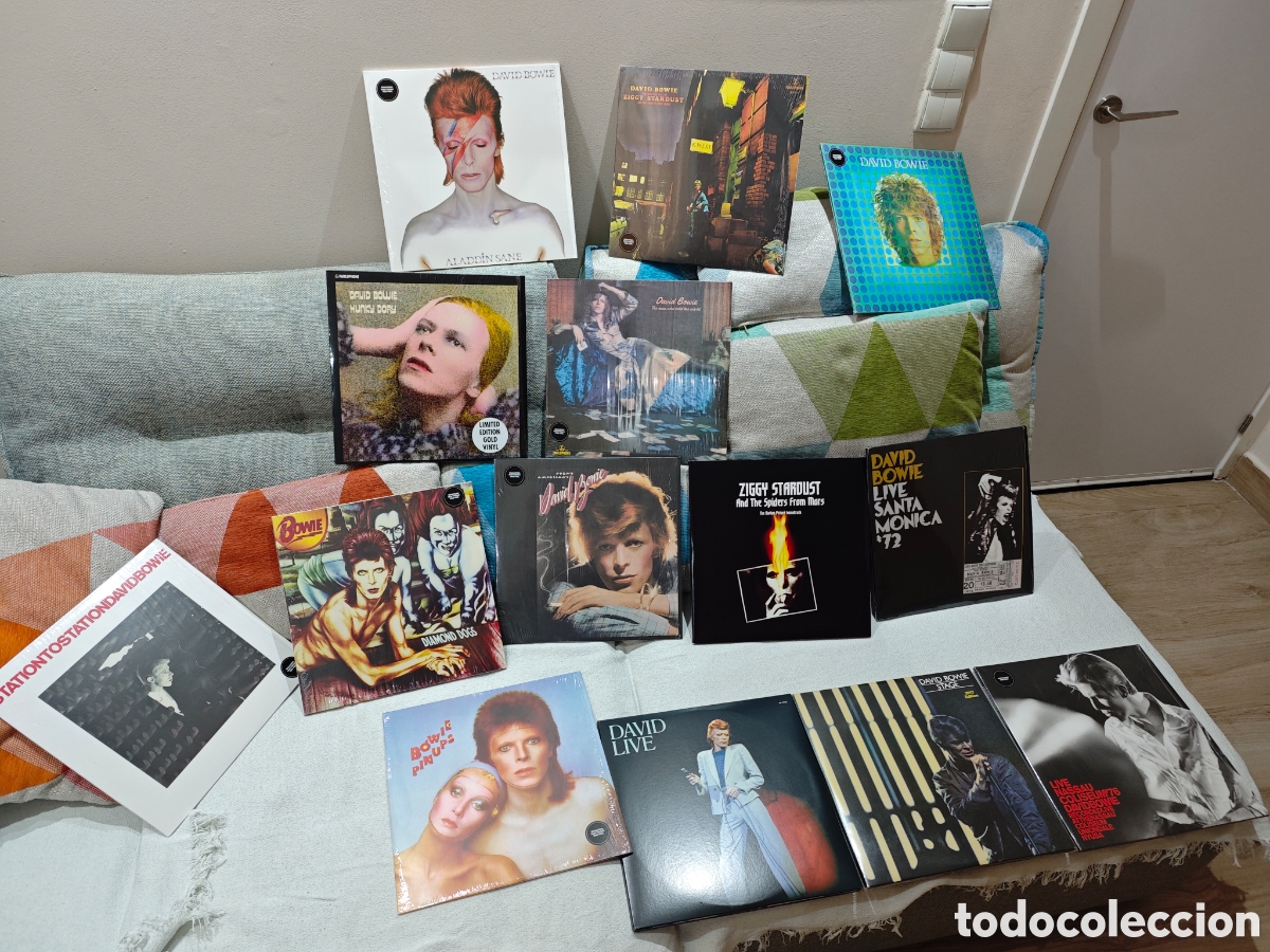 Discos de vinilo: Colecci&oacute;n de 21 vinilos de David Bowie en excelente estado, como si fueran nuevos.