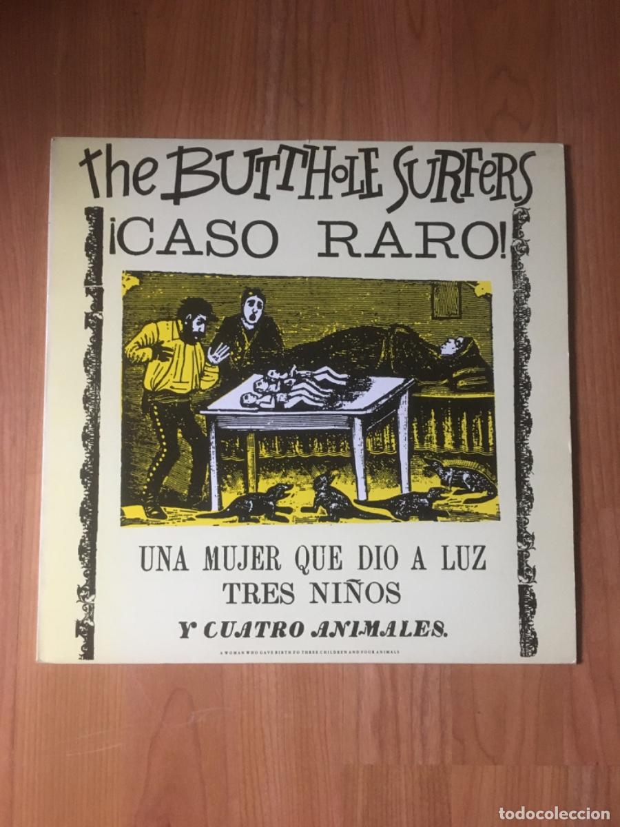 Vinyl records: THE BUTTHOLE SURFERS-&iexcl;CASO RARO! UNA MUJER QUE DIO A LUZ TRES NI&Ntilde;OS Y CUATRO ANIMALES