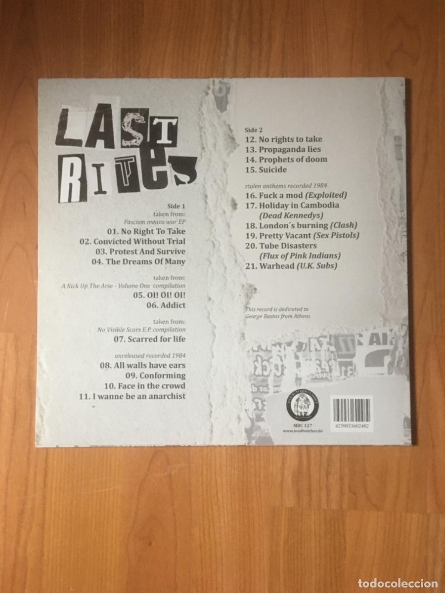 Discos de vinilo: LAST RITES-OUTTAKES & WAT WEISS ICH DENN? - Foto 2