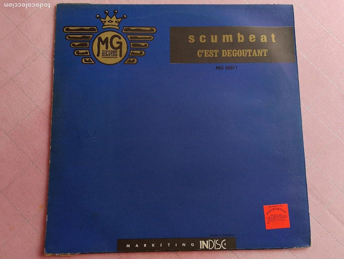 Discos de vinilo: Scumbeat &ndash; Cest Degoutant,1989, New Beat - Foto 2