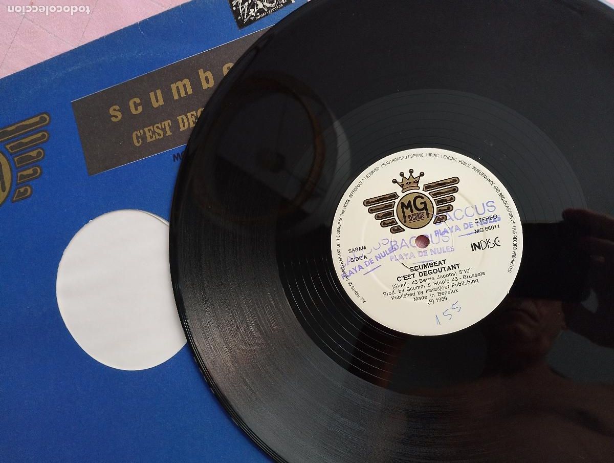 Discos de vinilo: Scumbeat &ndash; Cest Degoutant,1989, New Beat - Foto 5