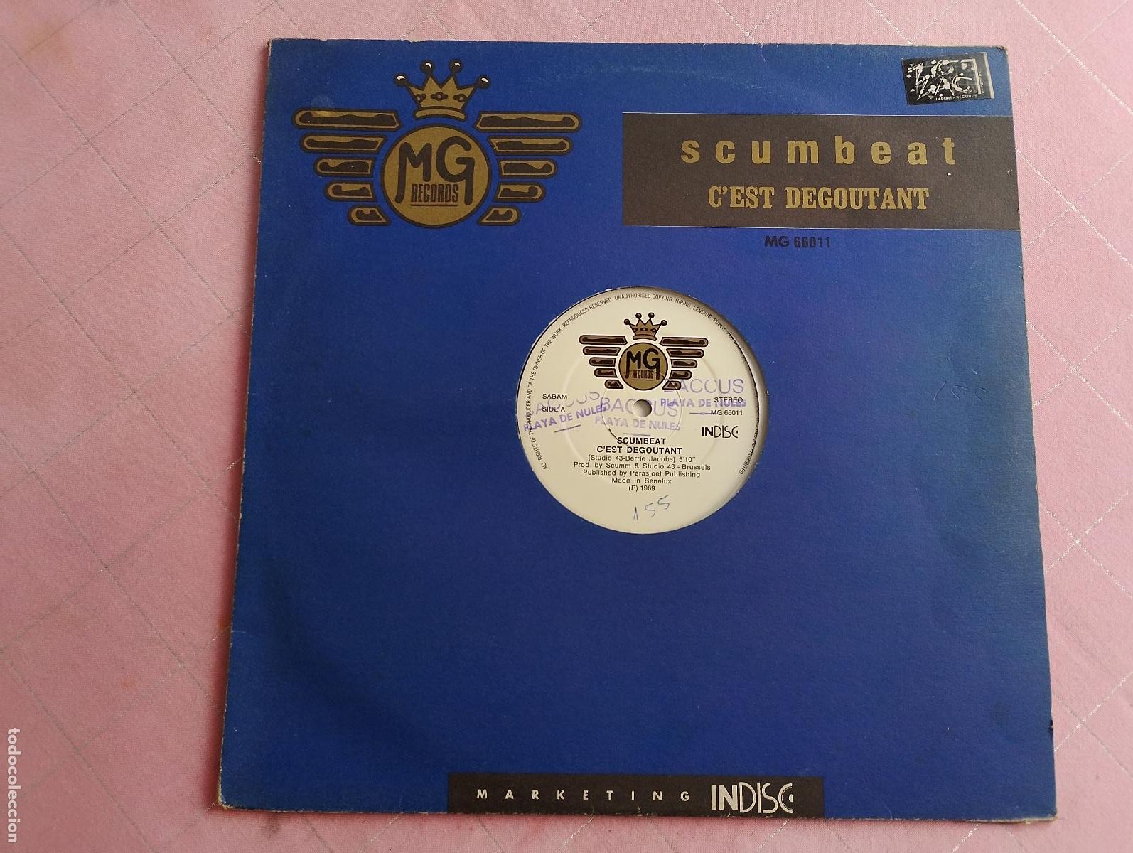 Discos de vinilo: Scumbeat &ndash; C'est Degoutant,1989, New Beat