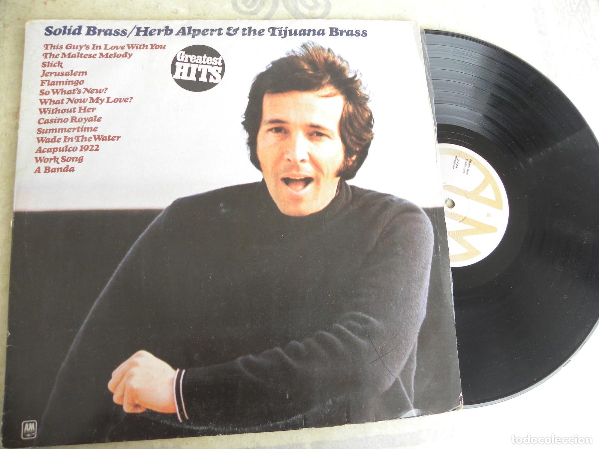 Discos de vinilo: HERB ALPERT & THE TIJUANA BRASS -SOLID BRASS -LP 1974 -PEDIDO MINIMO 3 EUROS