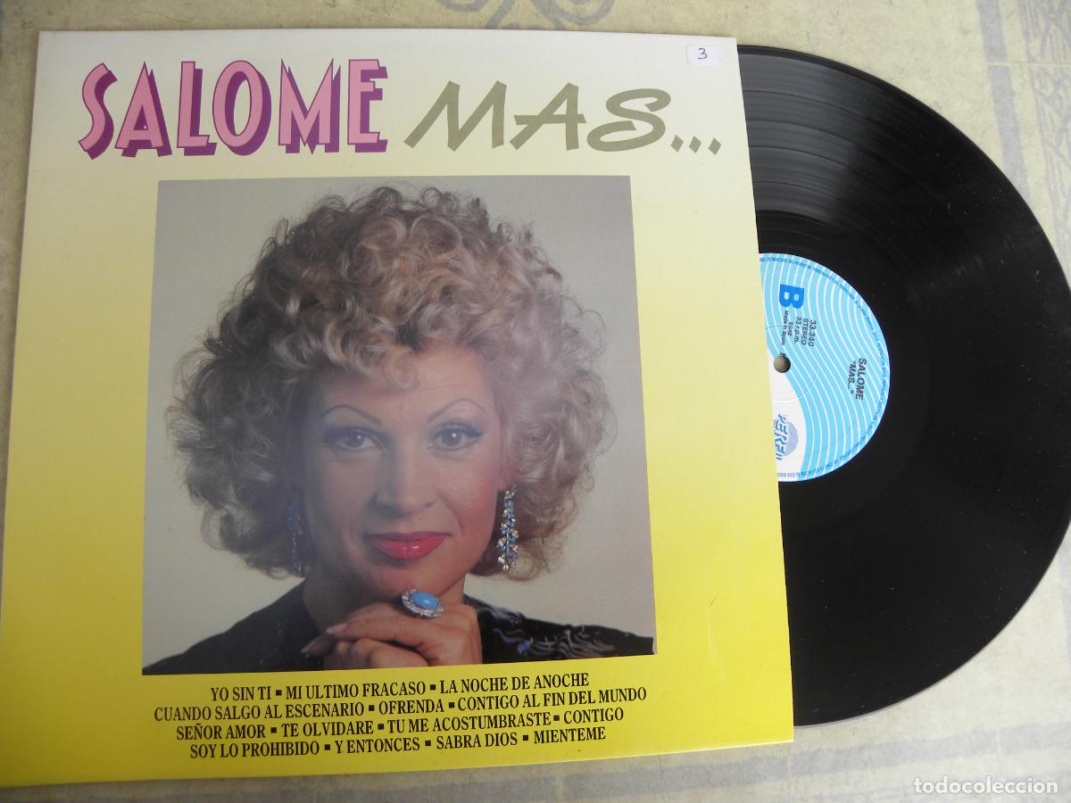 Discos de vinilo: SALOME -MAS... LP 1991 -PEDIDO MINIMO 3 EUROS