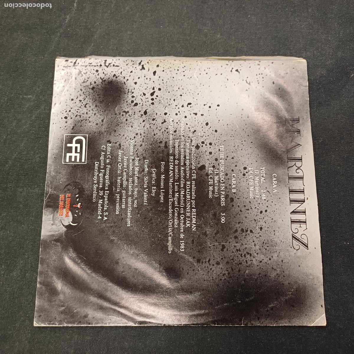 Discos de vinilo: MARTINEZ/TOTAL/SINGLE. - Foto 3