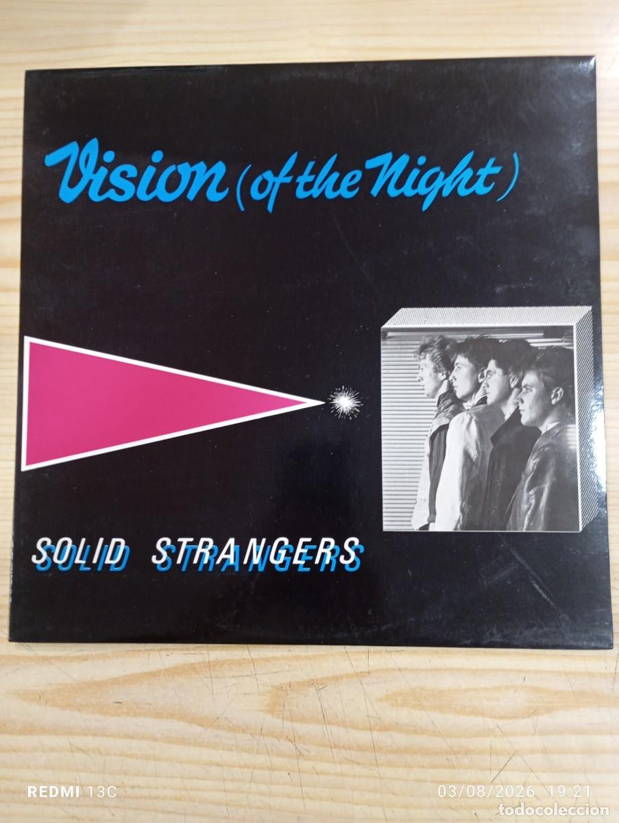 Discos de vinilo: Maxi 12&rdquo; -Solid Strangers &lrm;&ndash; Vision (Of The Night) / My Delight- EXCELENTE COPIA