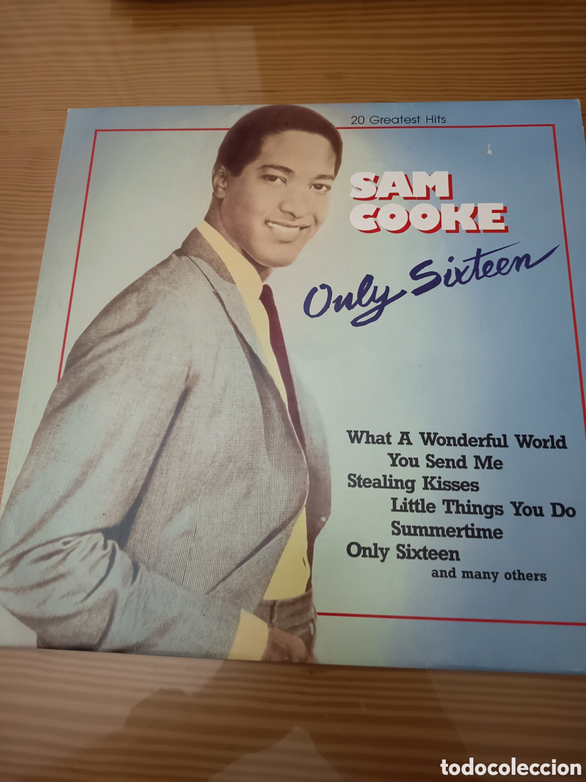 Discos de vinilo: Disco de vinilo LP del legendario Sam Cooke, titulado Only Sixteen. - Incluye 20 grandes &eacute;xitos. -