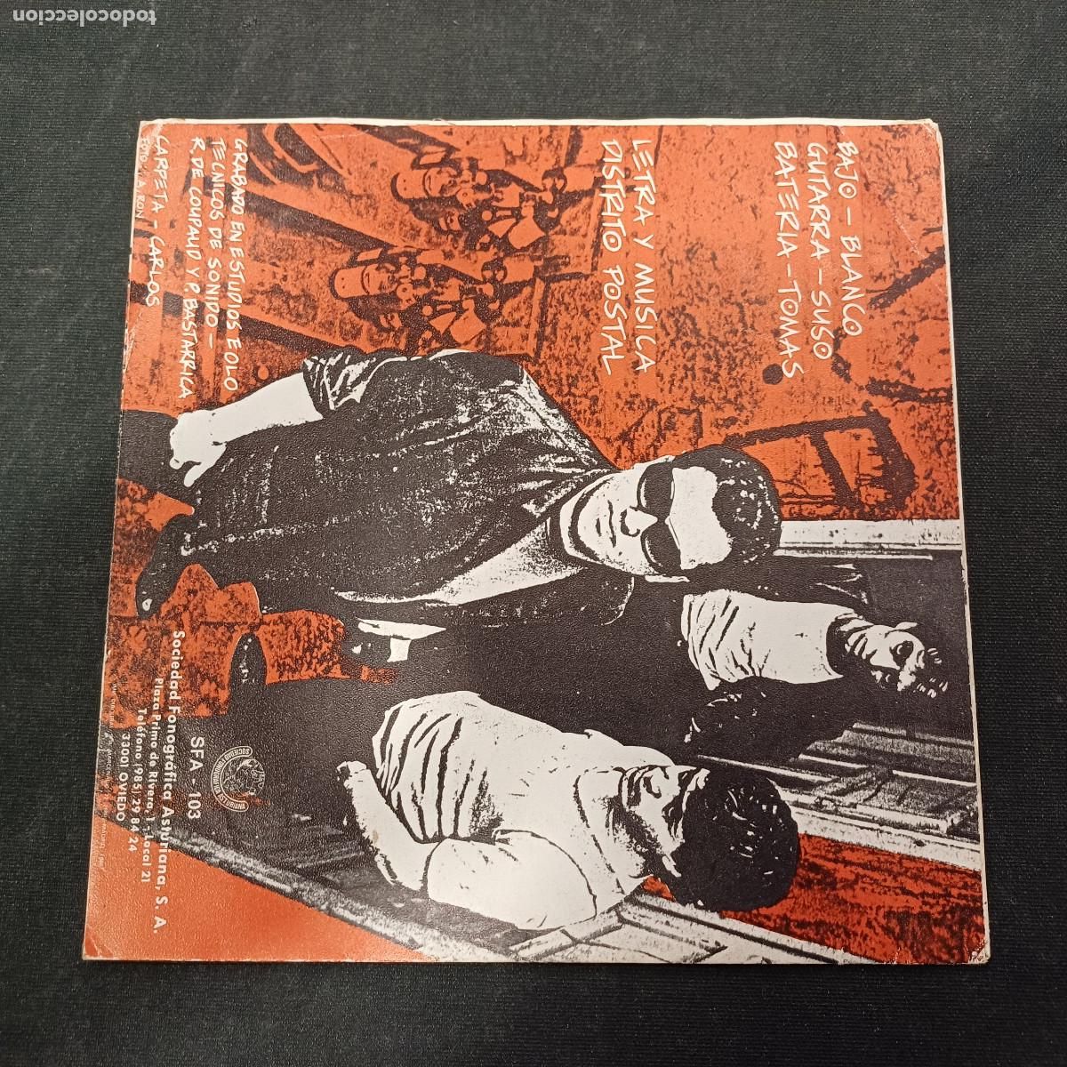 Discos de vinilo: DISTRITO POSTAL/SER REBELDE ES UN HONOR/SINGLE. - Foto 3