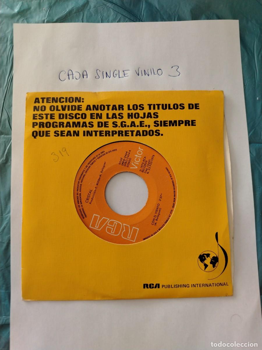 Discos de vinilo: Single vinilo cristal, con el viento