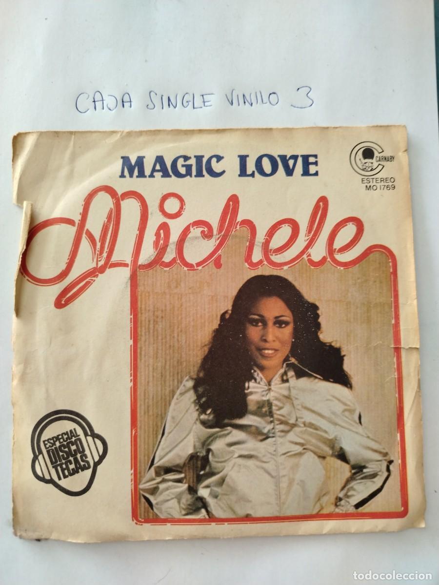 Discos de vinilo: Single vinilo magic love, michele