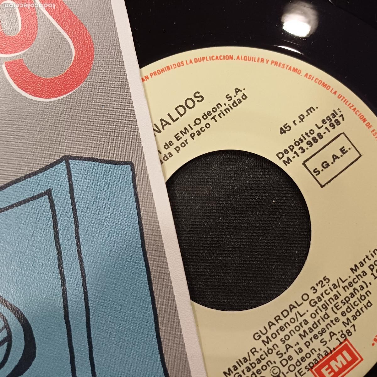 Discos de vinilo: LOS RONALDOS/GUARDALO/SINGLE. - Foto 2