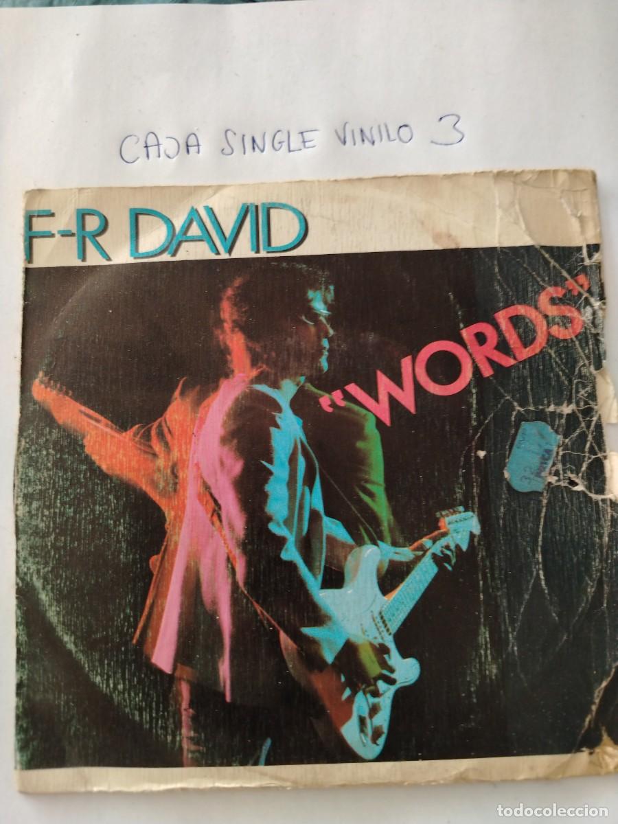 Discos de vinilo: Single vinilo f R David, words
