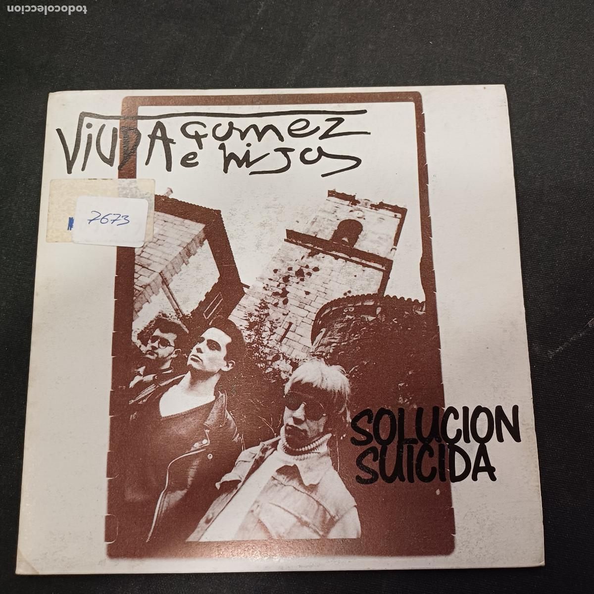 Discos de vinilo: VIUDA JIMENEZ E HIJOS/SOLUCION SUICIDA/SINGLE.